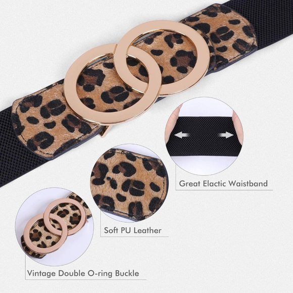 Women Stretchy Wide Waist Belts, Ladies Elastic main image 4